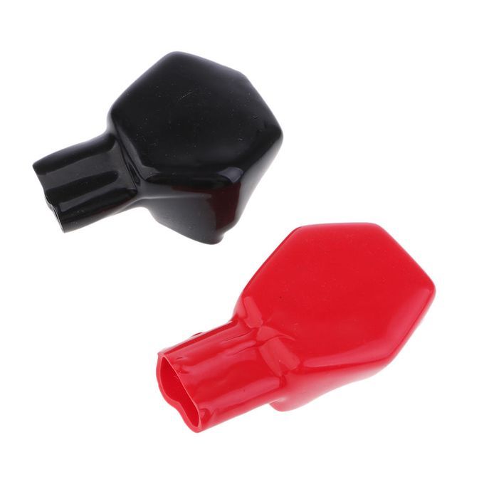 Car Battery Terminal Insulation Protecter Sleeve Covers Black,Red