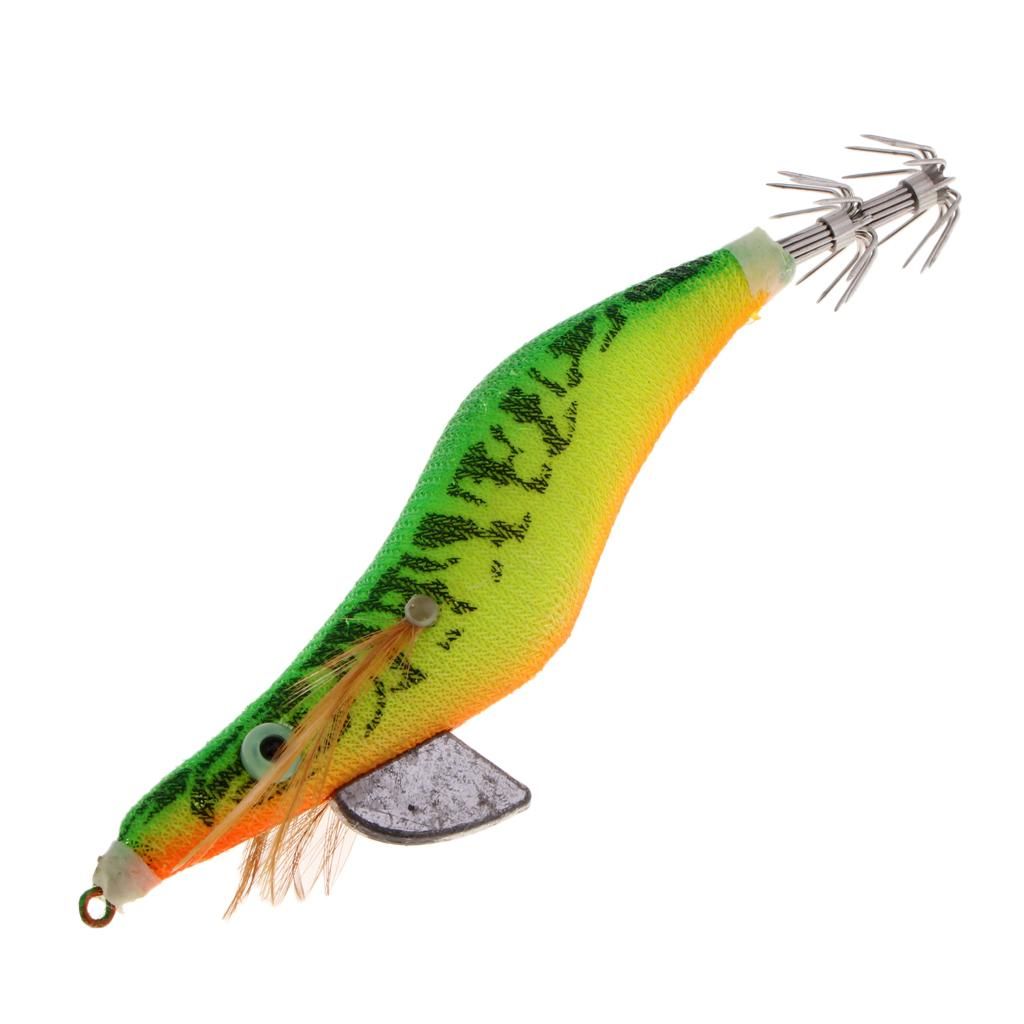 Squid Jigs Size 3.0# Saltwater   Shrimp Big 3D Color A