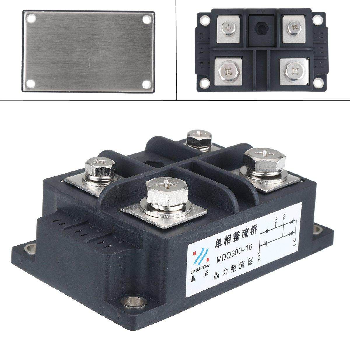 New Silicon 300A Amp Single-Phase Diode Bridge Rectifier 1600V #MDQ300A