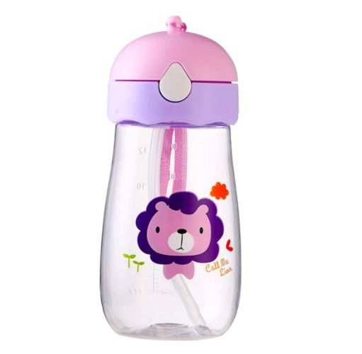 380ml Children Water Cup Environmental Health Baby Feeding Cup Cartoon Milk Juice Cups Gift For Kids Baby Water Bottle