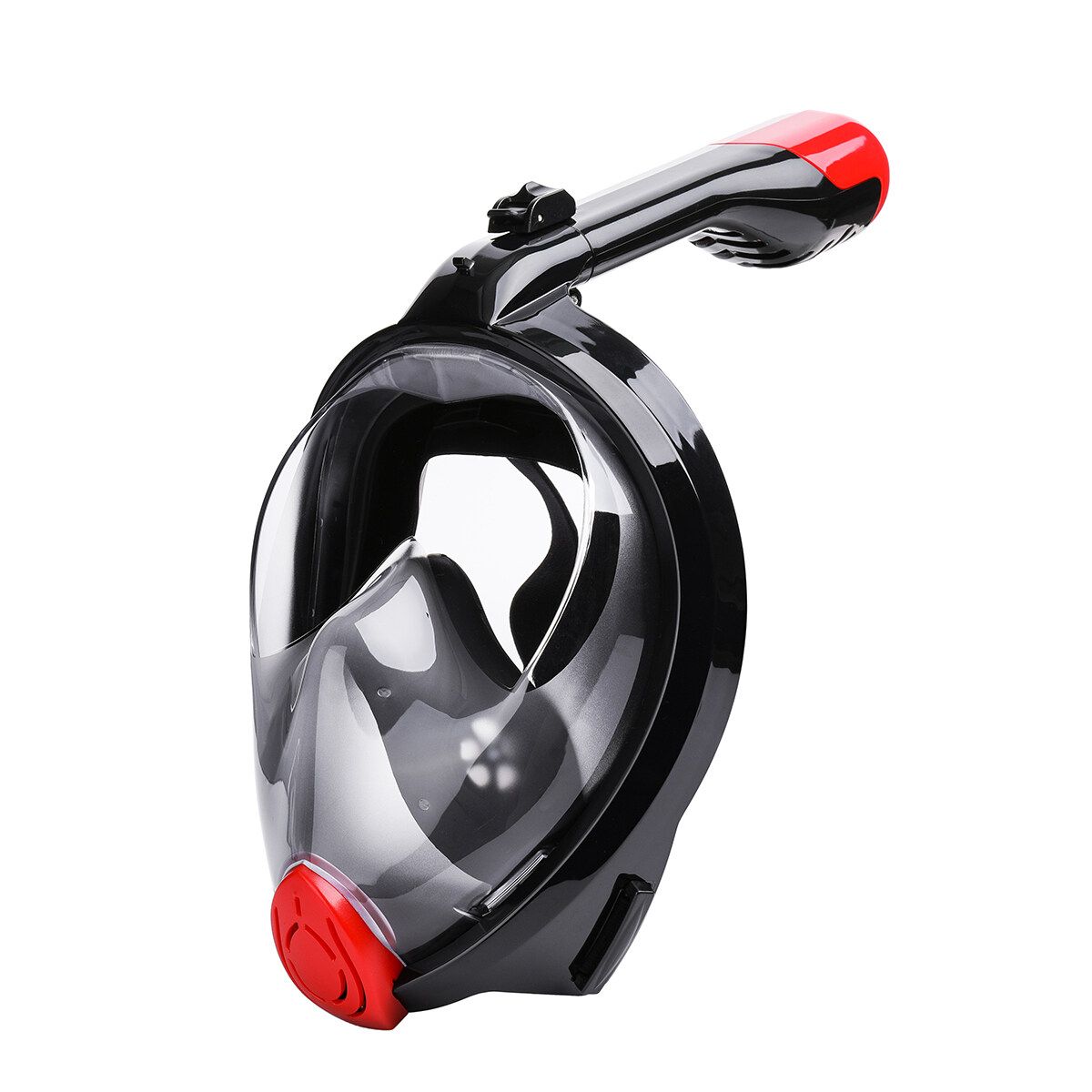 Full Face Snorkeling Underwater Anti Fog Swim Diving Scuba With Detachable Camera Holder Black-M