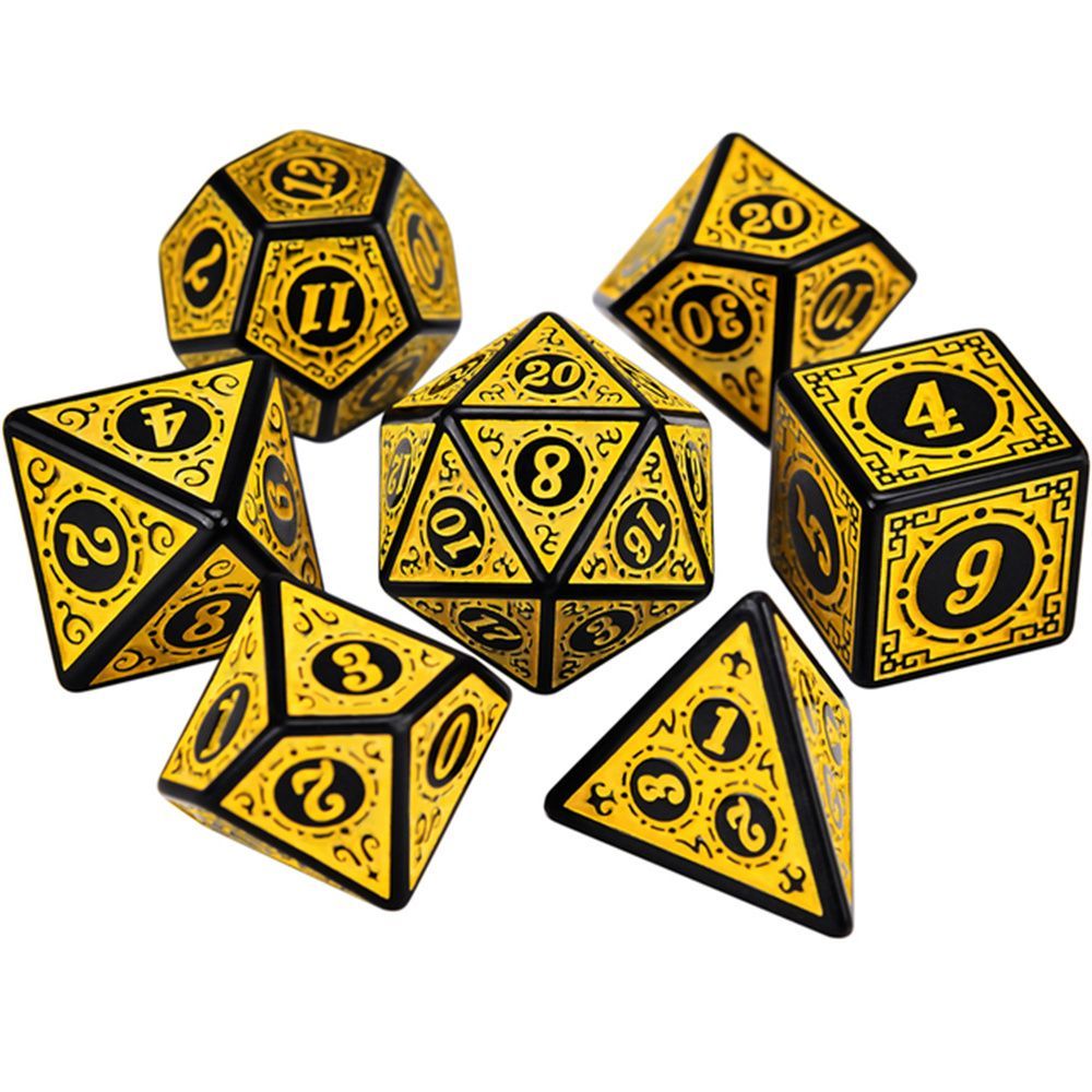 35Pcs 5 Color Multi-Sided Dice Set Game Dice For TRPG DND Accessories Polyhedral Dice For Board Card Game Math Games