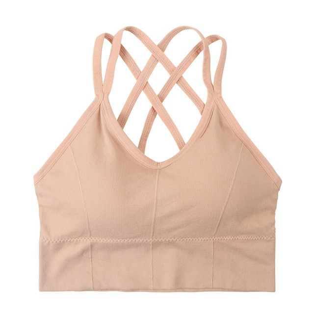 Wanayou Yoga Bra Double Cross Wrap-Around S Workout S Skin