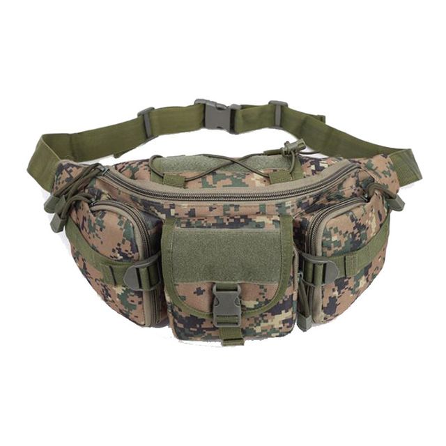 Tactical Molle Waist Bag Military Belt Pouch Hunting Bag