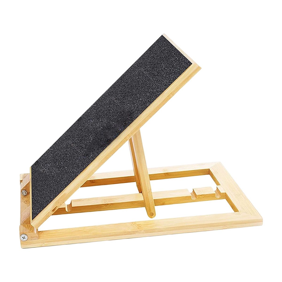 Dog Ramp Foldable 3 Levels Height Adjustable Scratching Board For Sofa