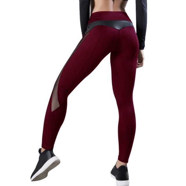 Women's Running Pants High Waist Slim Tights