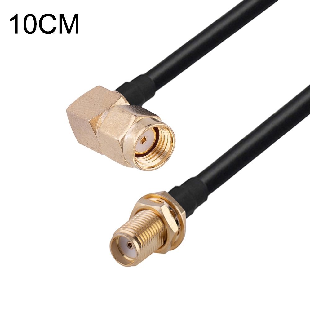 PR-SMA Male Elbow To SMA Female 10cm RG174 Adapter