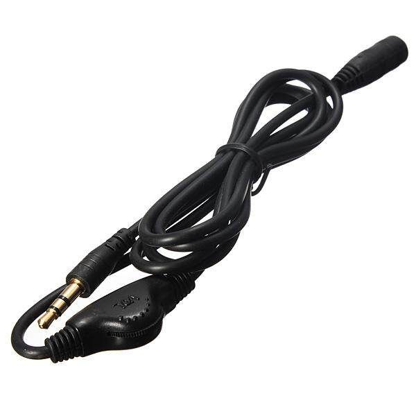 Earphone Headphone In-Line Cable Volume Control Audio Extension Adapter 3.5mm