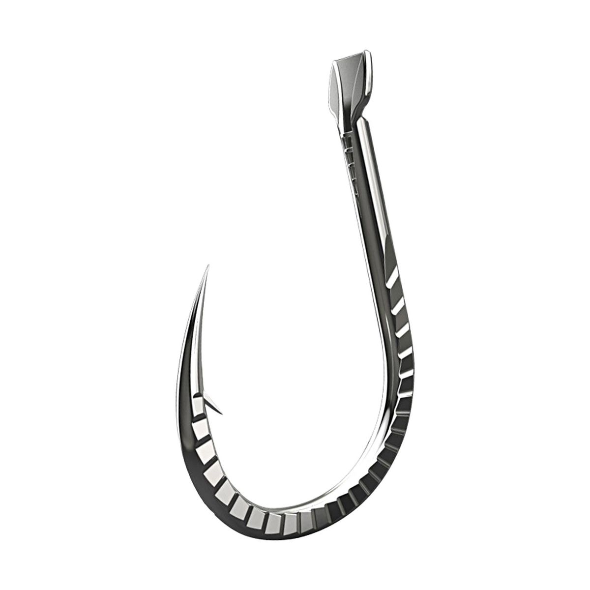 30PcsSet Fishing Hooks High Hardness Silver Carp Barbed Hooks