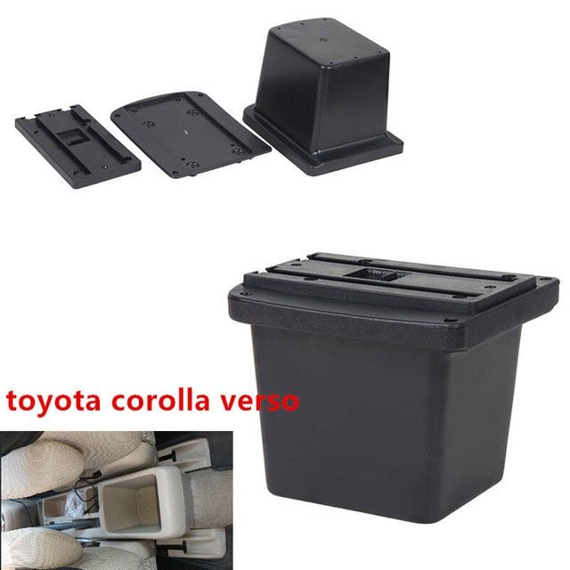 For Toyota Corolla Verso Armrest Box Rest Rotatable Storage