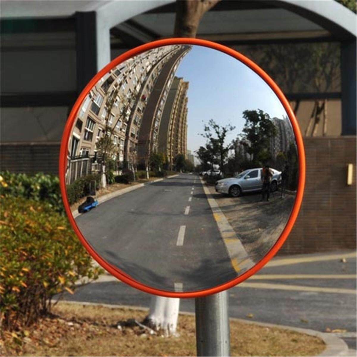 30 Cm Wide Angle Security Curved Convex Road Mirror Traffic Driveway Safety