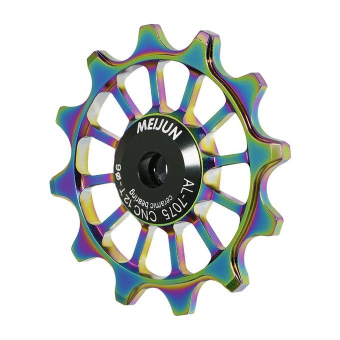 12T Aluminum Alloy Road MTB Bike Rear Derailleur Pulley Jockey Wheel 4