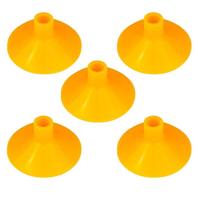 5PCS Kids Arrow Sucker Archery Rubber Suction Cup Target Bows Yellow