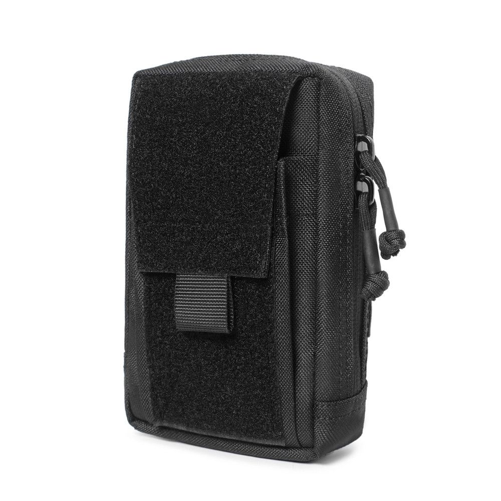 Outdoor  Shoulder Strap Bag Mobile Phone Pouch Shoulder Bag Small Accessory Storage Bag Phone Pouch Black
