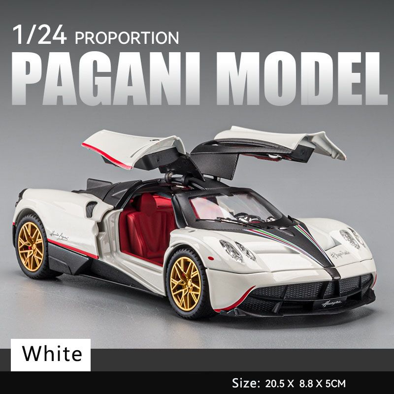1:24  Pagani Chinese Dragon Alloy Sports Car Model Sound And Light Pull Back