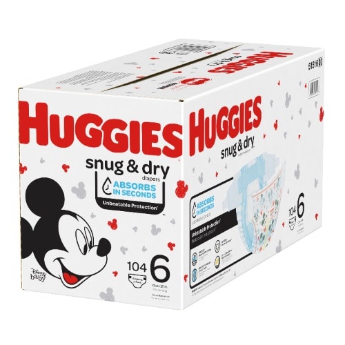 Snug And Dry Baby Diaper Size 6 - 104count
