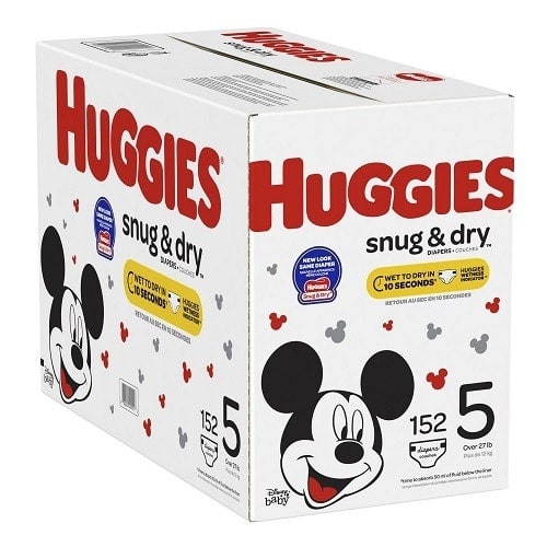 Huggies Snug & Dry Diapers - Size 5 - 152 Count