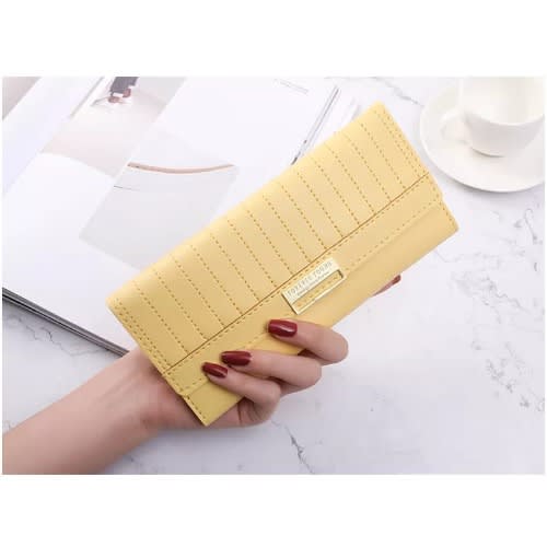 Pu Leather Wallet- Yellow
