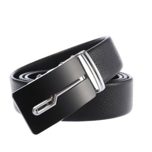 Men's Pin-less Automatic Leather Belt
