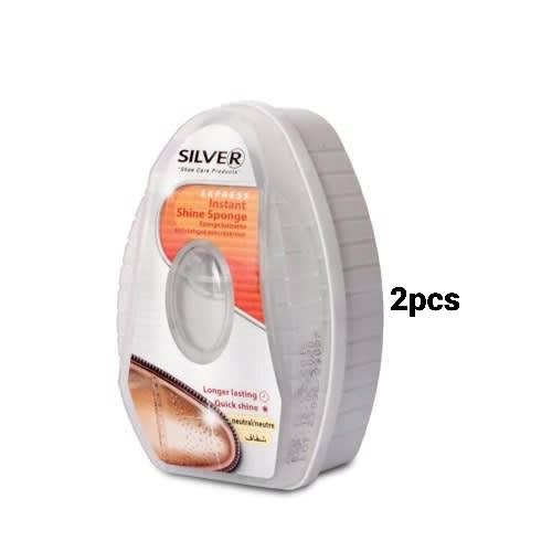 Silver Easy Shine Neutral Shoe Polish - 2pcs