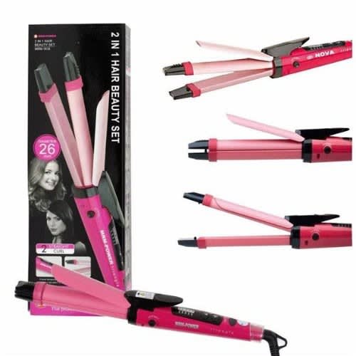Hair Straightener & Curler 2-in-1 Tool