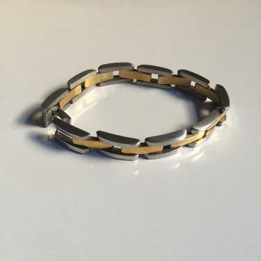 Men's Stainless Steel Bracelet - Gold