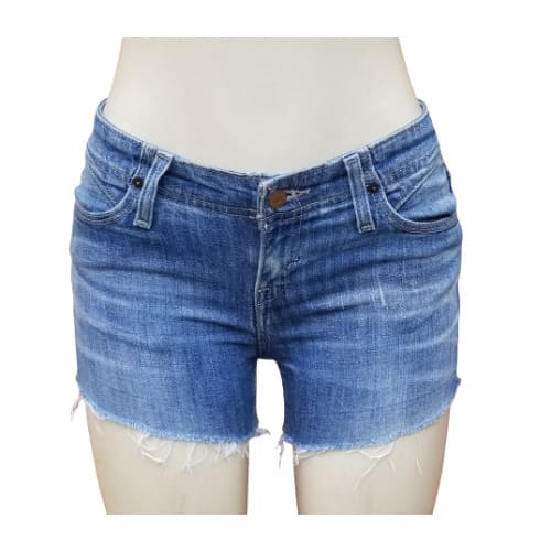 Ladies Denim Loosethread Stretchy Bumshort