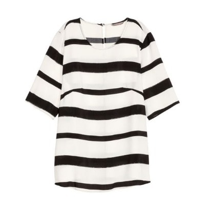 Plus Size Stripe Patterned Blouse