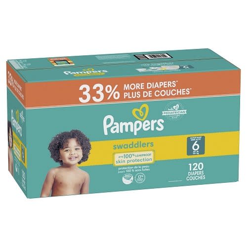 Swaddlers Diapers - Size 6 - 120 Ct