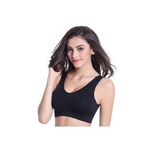 Non-padded Sports Bra - Black