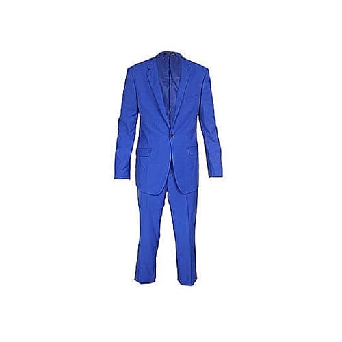 Men's Slim-Fit  Quality Suit - Royal Blue