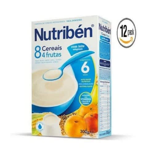 8 Cereals, 4 Fruits With Milk; 6mths+