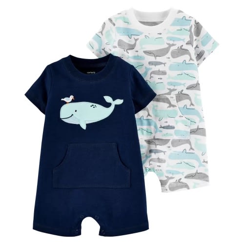 Set Of Boys Romper - 9months