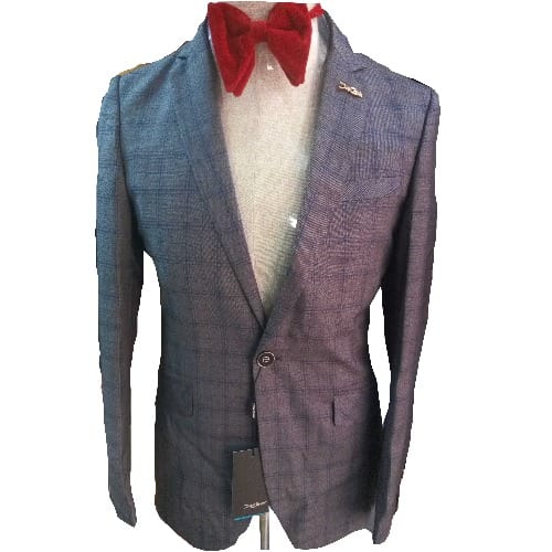 One Button Long Sleeve Blazer