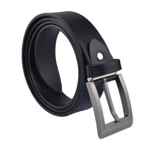 Mens Leather Belt - Black