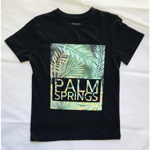 Boys Tee - Palm Springs - Black