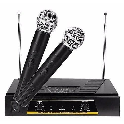 Wireless Microphones With 2 Mic & Battery Ym288