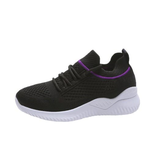 Mesh Sneakers -  Black