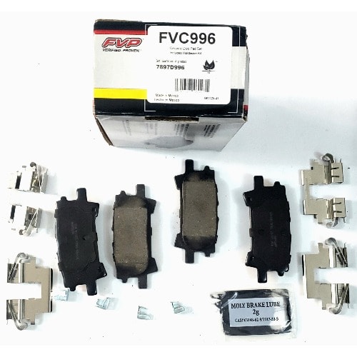 Wagner Fvp Fvc 996 Ceramic Rear Brake Pad Set