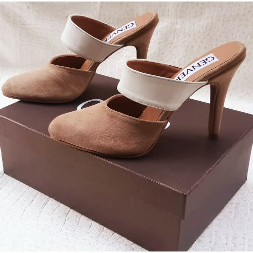 Comfortable Nude Mule