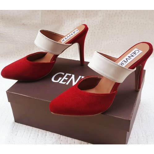 Sparkling Red Mules