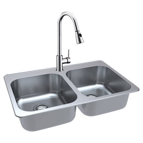 Kitchen Sink With Tap