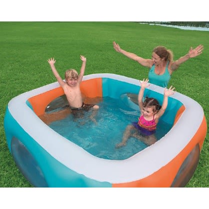 Window Inflatable Play Pool With Manual Pump