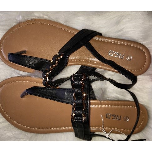 Flat Leather Sandal