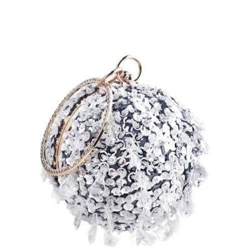 Angelic Ladies Clutch - Silver