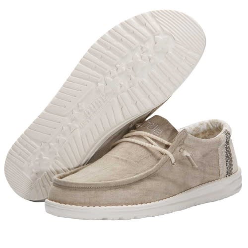 Wally Linen - Natural Khaki Loafers