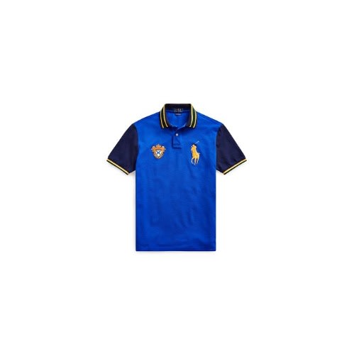 Men's Custom Slim Fit Mesh Polo