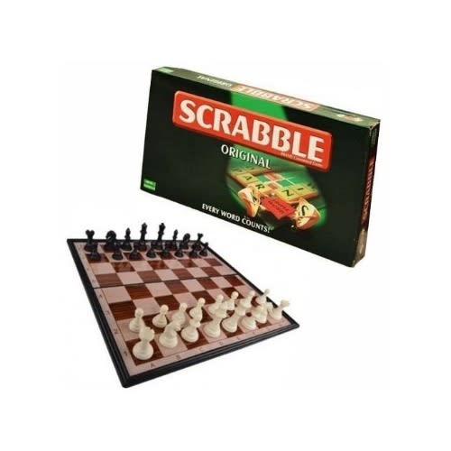 Scrabble And Chess - 2in1 Combo