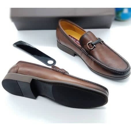 Wood Leather Shoe