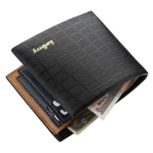 Men's Leather Wallet - Black